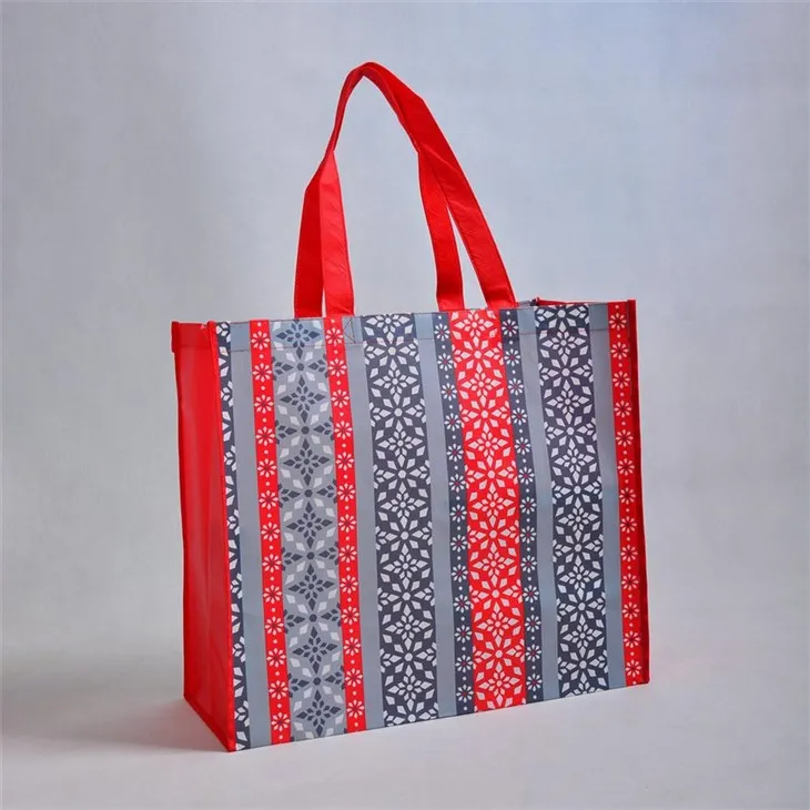 Ελασματοποιημένες μη υφασμένες τσάντες παντοπωλείου